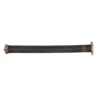 This PRIME-LINE torsion spring is made of steel with a 0.25 in wire diameter and 2 7/16 in outside diameter. It features a right-hand wind direction, closed drawbar ends, and a 180° deflection angle. Commonly used in counterbalance systems for doors and gates