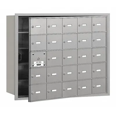 SALSBURY INDUSTRIES Mailbox: 4B+, 25 Doors, Horizontal, 29 3/4 in H x 35 3/4 in W x 16 1/2 in D - Multi-Unit Mailboxes