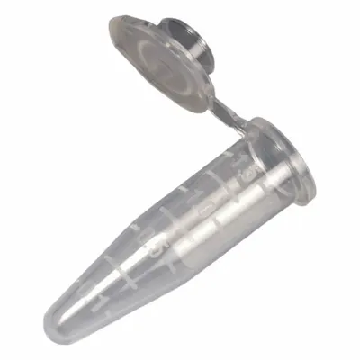 GLOBE SCIENTIFIC 1.5 mL Polypropylene Microcentrifuge Tube with Snap Cap - Plastic Microcentrifuge Tubes