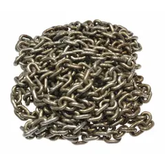 This load chain is designed for use with Dayton electric chain hoists rated for 2,000 lb capacity. It serves as a replacement chain for lifting applications in industrial material handling environments.