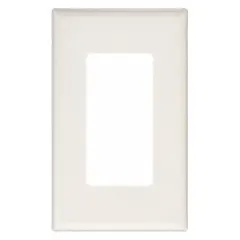 This 1-gang box cover is designed for use with Pan-Way® T-70 nonmetallic single-channel raceways. Made of off white plastic, it snaps onto the raceway to provide a finished outlet box cover. Suitable for commercial and industrial wiring applications where a clean, low-profile appearance is desired.