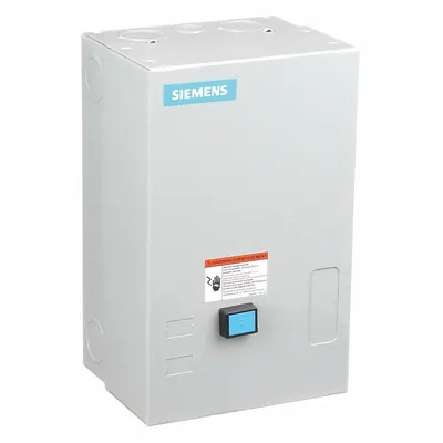 SIEMENS NEMA Magnetic Motor Starter: Non-Reversing, 3 Poles, NEMA Size 2-1/2, 60 A - Enclosed Non-Reversing Starters with Electronic Overloads