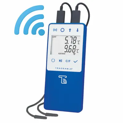 TRACEABLE Thermometer with Remote Monitoring & Data Logging - Thermometers with Remote Monitoring & Data Logging