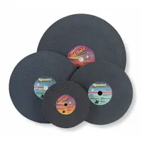 General purpose cut-off wheel for carbon and stainless steel. Aluminum oxide construction with 36 grit. Type 1 wheel measures 10" diameter, 7/64" thickness, 1" arbor. Suitable for fabrication, maintenance, and repair tasks in metalworking
