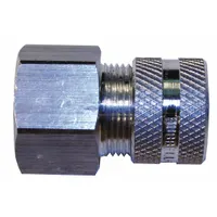 Liquid Tight Cord Connector: Aluminum, 3/4 in MNPT, 0.50 in to 0.63 in, Silver, 1 Cords, Female (MPN FHC1034)