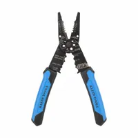 Wire Stripper: 20 AWG to 10 AWG, 8 1/4 in Overall Lg, Straight Edge Blade, Crimp/Shear/Strips Wire (MPN 1025)