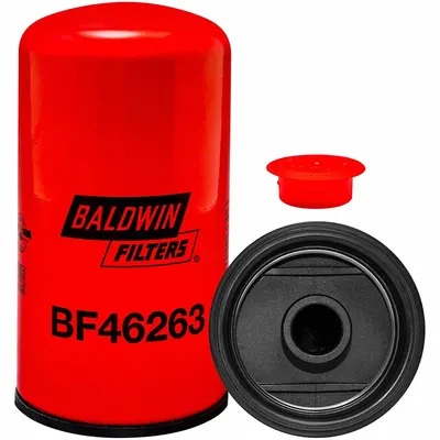 BALDWIN FILTERS Fuel Spin-on: Spin-On, 7 1/4 in Overall Lg, 3 3/4 in Outside Dia - Spin-On Fuel Filters