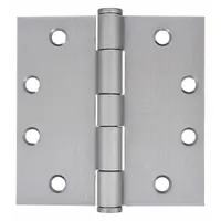 BEST Butt Hinge: Steel, Full Mortise, 1 1/2 in Leaf Wd (MPN F179 4X4 DOOR HINGE 26D STL)