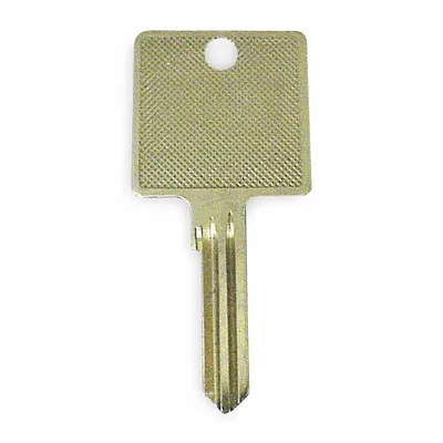 KABA ILCO Key Blank: Compatible with Corbin/Russwin Locks, 6 Pins, Brass - Door Lock Key Blanks