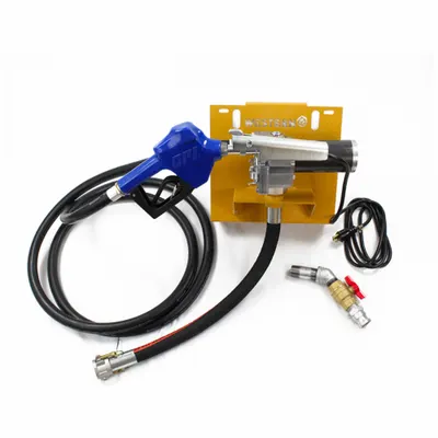 GPI Electric Drum Pump: 115 V AC, 1/8 hp Motor Horsepower, 12 ft Hose Lg - Fuel Transfer Pumps for Portable Fuel Tanks