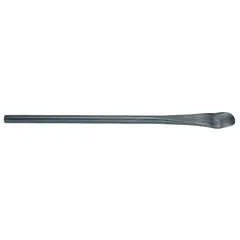 This steel tire spoon is designed for mounting and demounting ATV tires. With an 18-inch overall length, it provides leverage for manual tire changes in workshops or field service.