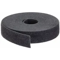 RIP-TIE Hook-and-Loop Cable Tie Roll: 15 ft Lg, 0.5 in Wd, 50 lb Tensile Strength, Black (MPN W-15-1RL-BK)