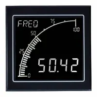 TRUMETER Frequency Meter: 9 Display Span - Min, 9,999 Display Span - Max, 12 V AC – 24 V AC, RS-485 (MPN APM-FREQ-ANO)