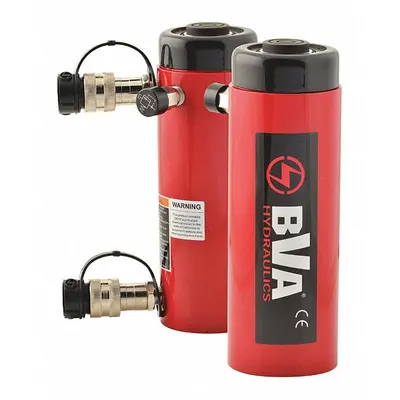 BVA HYDRAULICS Hydraulic Ram: Double Acting, 25 ton Nominal Capacity, 6 in Nominal Stroke Lg - General Purpose Rams