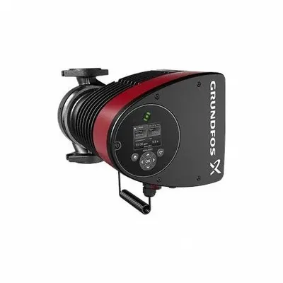 Grundfos Circulating Pump: 7/8 hp HP, 208-230V AC, Cast Iron, Variable, 62 gpm, 59 ft Max. Head - Intelligent Inline Circulator Pumps