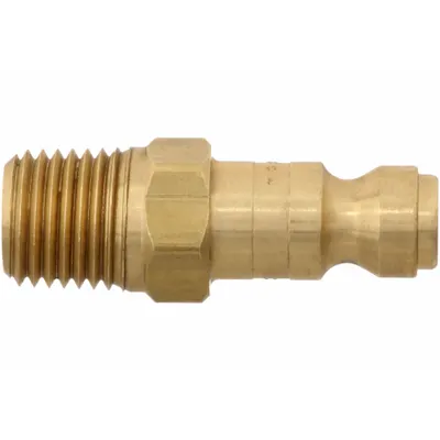 PARKER Tru-Flate Automotive Brass Quick-Connect Air Coupling Plug - Tru-Flate Automotive Brass Quick-Connect Air Coupling Plugs