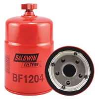 BALDWIN FILTERS Fuel Filter: Spin-On, 3 11/16 in Outside Dia, 1"-14 Thread Size, Diesel Fuel, Diesel (MPN BF1204)