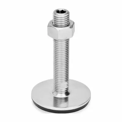 JW WINCO Non-Skid Male Leveling Mount - Non-Skid Male Leveling Mounts