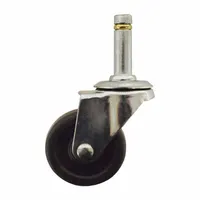 Stem Caster: Swivel, No Brake, Stem, Silver, Drive Medical, 15803SD (MPN 15803-00)
