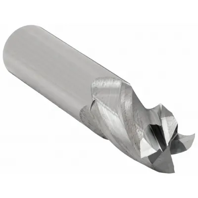 OEM Carbide Square End Mill, 4 Flute, 1" Mill Dia, 1" LOC, 3" OAL - General Purpose Carbide Square End Mills