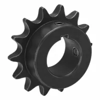 TSUBAKI Single Strand Sprocket: 50, For 5/8 in Chain Pitch, 1 1/4 in Bore Dia, 14 Teeth, Steel (MPN 50B14F-1 1/4)