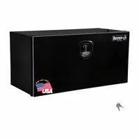 BUYERS PRODUCTS Underbody Truck Box: Underbody Truck Box, Single Drop-Down Door Door, Black, Smooth (MPN 1706990)