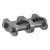 TSUBAKI Connecting Link: For Std Roller Chains, 50, Double Strand, 5/8 in Pitch, Steel, 5 PK (MPN 50-2 CONNECTING LINK)