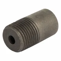 This Schedule XXH pipe nipple is made from black coated 20 steel with male NPT threads on both ends. It has a nominal pipe size of 3/4 in, a length of 4 in, and is rated for a maximum operating pressure of 6,000 psi at 72 °F. Suitable for high-pressure piping systems in industrial applications such as hydraulic, steam, and chemical lines