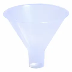 General Purpose Lab Funnel, Polyethylene, 5 oz, 105 mm, 23 mm Stem, Colorless (FPP100)