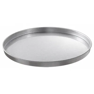 CHICAGO METALLIC Round Cake Pan: 16 in Overall Dia, Aluminized Steel, Solid - Pizza Pans