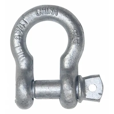KINEDYNE Anchor Shackle, 9,500 lb WLL, 3/4 in Rope Dia - Anchor Shackles for Lifting