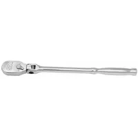 SK PROFESSIONAL TOOLS Hand Ratchet: Pear, Reversible, 15 in Overall Lg, Chrome, 4° Min Arc Swing (MPN 80300)