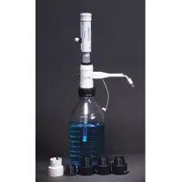 UNITED Bottle Top Dispenser: 2.5 mL Volume Capacity - mL, 0.25 mL – 2.5 mL, +0.6/-0.015% Accuracy (MPN BTDR-1)