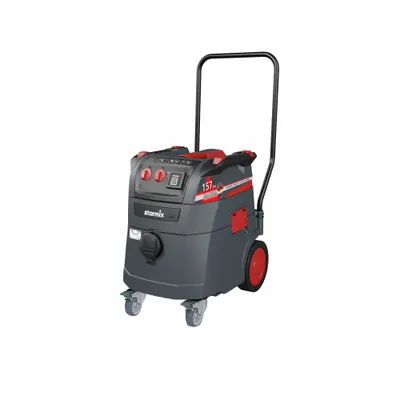 STARMIX Dust Extractor: HEPA, Dry/Wet, 9 1/5 gal Tank, 157 cfm Air Flow - Corded Dust Extractors with HEPA Filtration