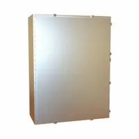 HAMMOND Electrical Enclosure: Stainless Steel, 48 in x 36 in x 16 in, NEMA 12/13/3R/4/4X, w/Panel (MPN 1418N4SSS16)