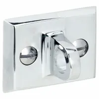 LAWRENCE METAL Wall Plate: 1 5/8 in Overall Ht, 1/2 in Overall Wd, Chrome (MPN WALLPLATE-509X-1P)