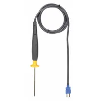 FLUKE Immersion Temperature Probe: -321°F to 662°F /-196°C to 350°C, ±1°C @ 0 to 350°C, Type T (MPN 80PT-25)