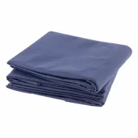 MEDSOURCE Cot Sheet: Full, 84 in Overall Lg, 40 in Overall Wd, Light Blue, Polypropylene (MPN MS-001FL)