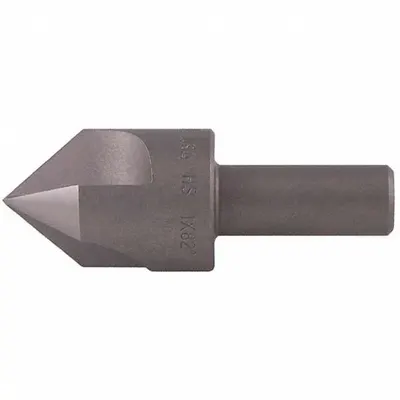 KEO Countersink: 60°, 3 Flute, 1 3/4 in Body Dia, 3/4 in Shank - General Purpose Three-Flute Countersinks