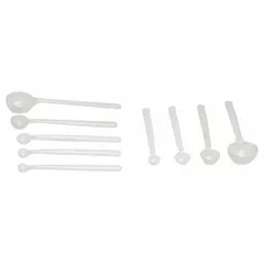 HDPE Sampling Spoon, 1 mL Capacity, 15.3 cm Length, White