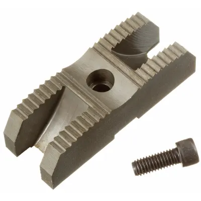 RIDGID Jaw, W/Screw C36 Wrench: For Serrated Jaw Texture, Steel, Compatible with C36 - Heel Jaws for Pipe Wrenches