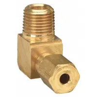 PARKER Compression Fitting Elbow: 1/8 in OD x 1/8 in Pipe Fitting Size, Compression x MNPT, 10 PK (MPN 269C-2-2)