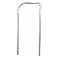 This handle accessory is designed for mobile dunnage products, enabling operators to push or pull dunnage racks in material handling tasks. Constructed of aluminum with a silver finish, it measures 35 inches in height by 24 inches in width