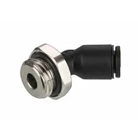 LEGRIS Push-Fit Elbow Fitting: 3/8 mm Pipe x 10 mm OD Size, BSPP x Push-to-Connect, 39 mm Overall Lg (MPN 3133 10 17)