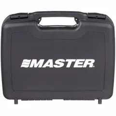 This storage case measures 14-1/2 inches in height and 3-1/4 inches in width. It is designed to hold and protect equipment during transport and storage. Suitable for use in industrial maintenance, HVAC, and field-service applications.