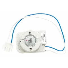 This evaporator fan motor circulates air over the evaporator coils in refrigerators and freezers to maintain consistent cooling. It is a genuine OEM replacement part for Whirlpool-brand appliances.