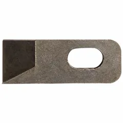Aluminum bushing blade for stripping insulation from aluminum and copper cable. Designed to fit all Milwaukee bushings. Suitable for electricians and maintenance technicians working on industrial or commercial wiring.