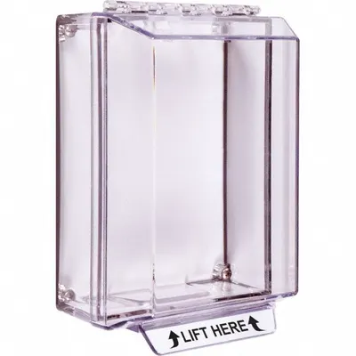 SAFETY TECHNOLOGY INTERNATIONAL STI-14200NC Polycarbonate Pull Station Guard - Covers for Alarms & Wall Fixtures