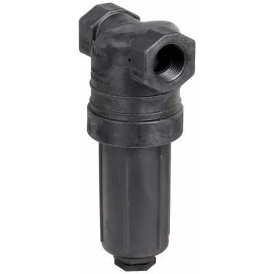 BANJO Inline Strainer: Polypropylene, 1 1/4 in, NPT, Mesh, 0.0117 in Screen Size - Polypropylene Inline Strainers