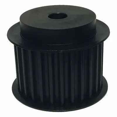OEM Timing Pulley: Modified Curvilinear - GT Section Plain-Bore Timing Pulleys with Hub